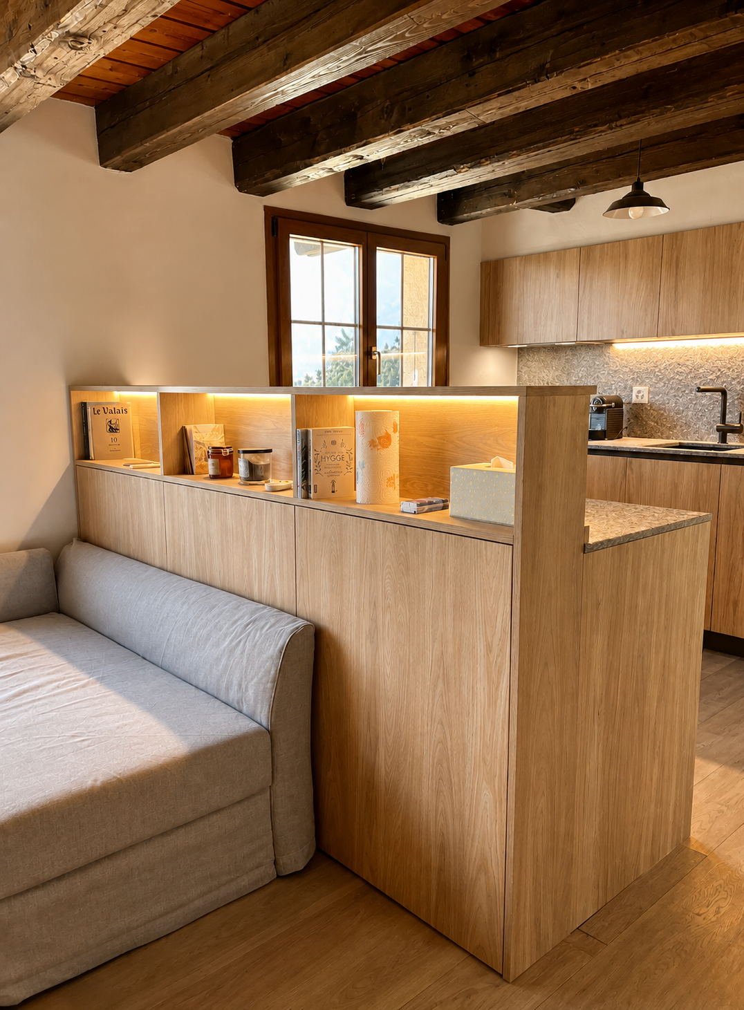 Meuble bas de séparation