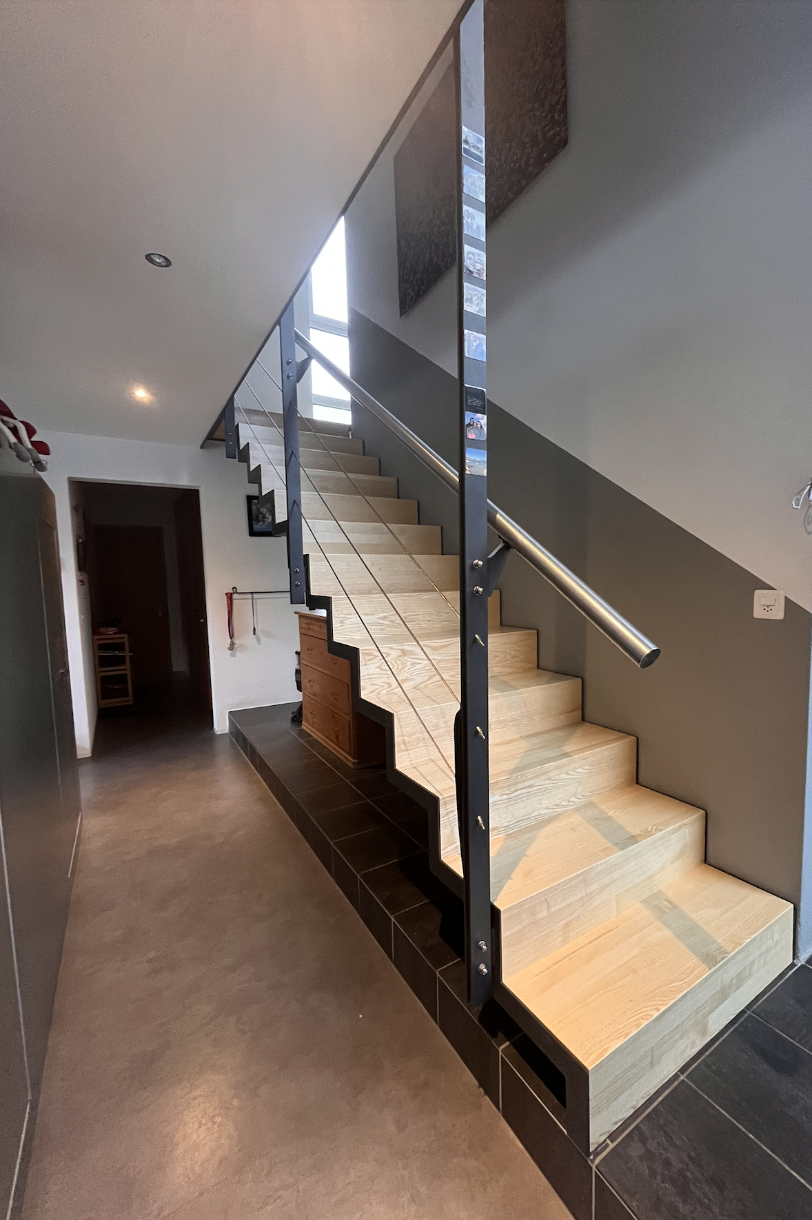 Escalier en frêne